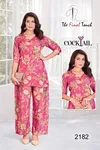 Cocktail By Tft Viscos Lenzing Printed Western Co Ord Set Exporters In India